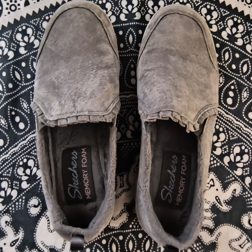 Skechers gray Slip-On Women's Loafers